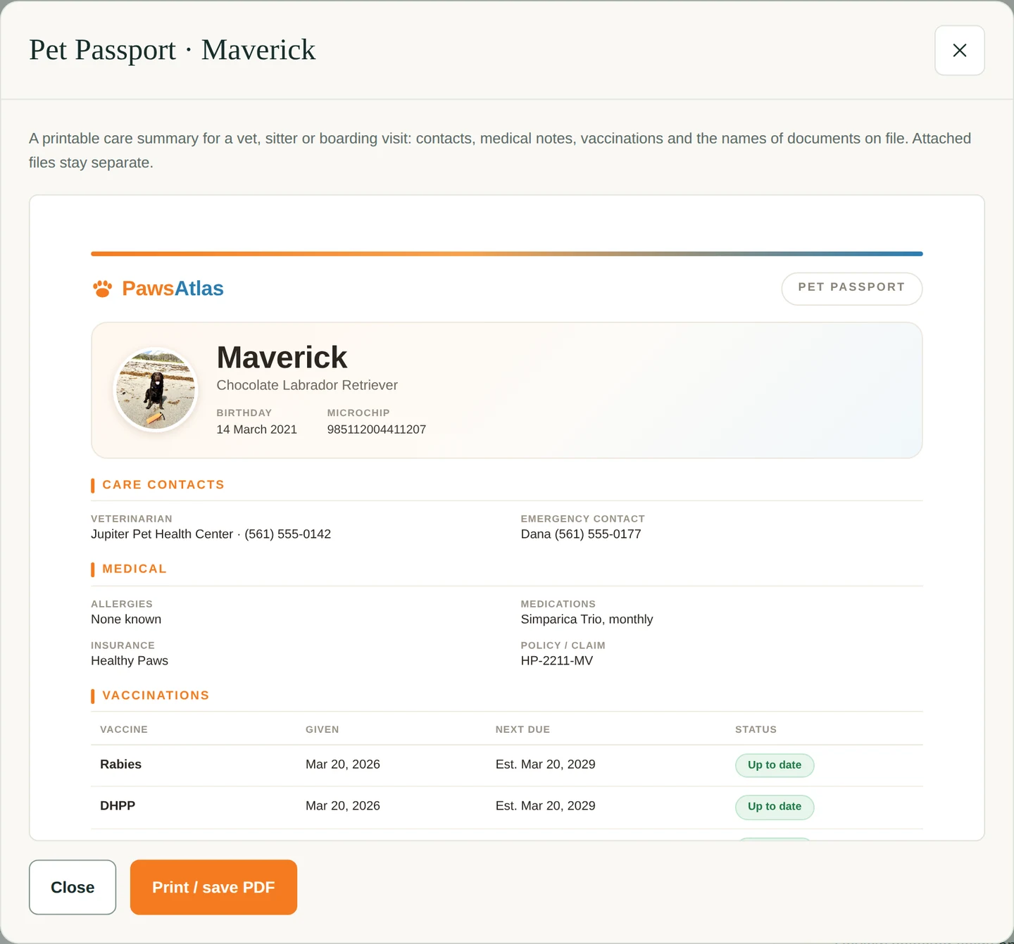The Pet Passport preview